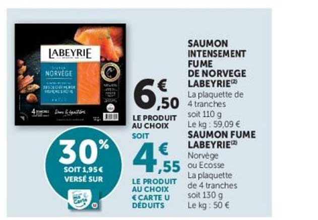 SAUMON INTENSEMENT FUME DE NORVEGE LABEYRIE