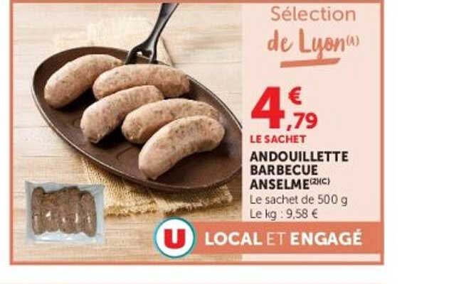 Sélection de Lyonnais Andouillettes Barbecue Anselme