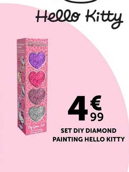 SET DIY DIAMOND PAINTING HELLO KITTY