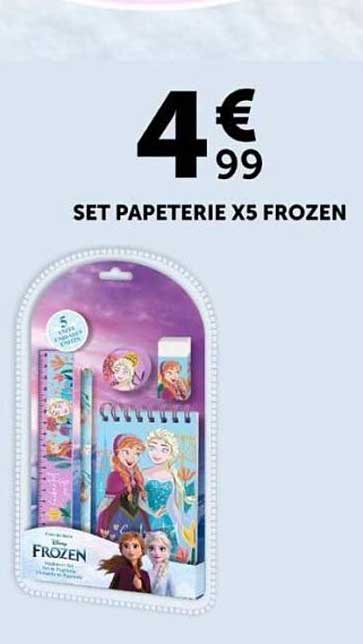 SET PAPETERIE X5 FROZEN