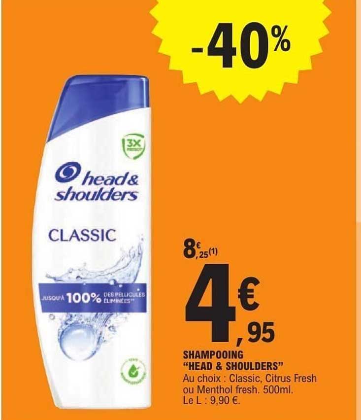 SHAMPOOING “HEAD & SHOULDERS”