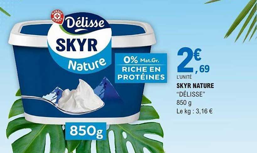 SKYR NATURE “DÉLISSE” 850 g