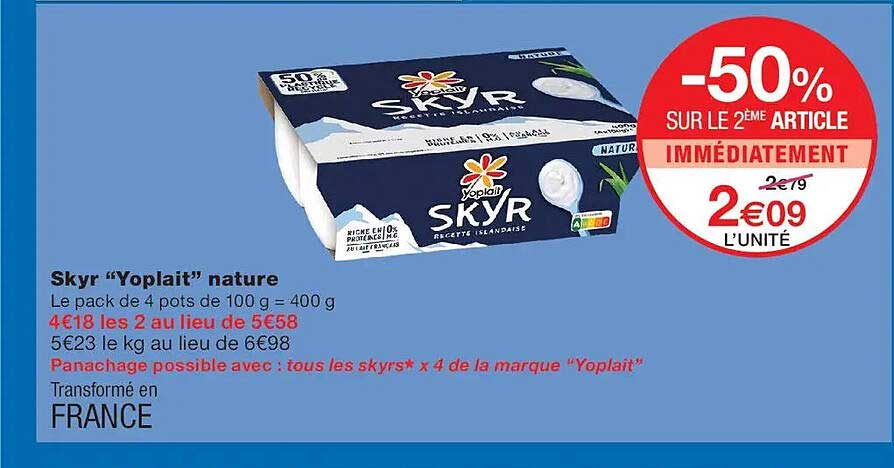 Skyr "Yoplait" nature