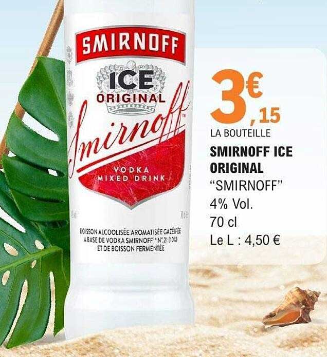 SMIRNOFF ICE ORIGINAL “SMIRNOFF” 4% Vol. 70 cl