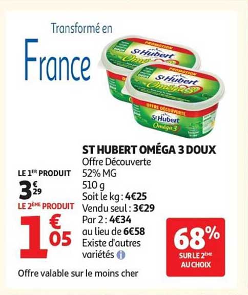 ST HUBERT OMÉGA 3 DOUX