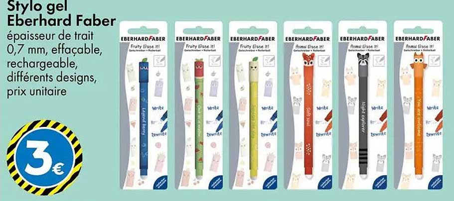 Stylo gel Eberhard Faber