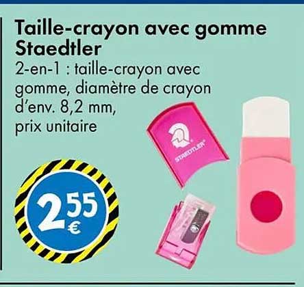 Taille-crayon avec gomme Staedtler