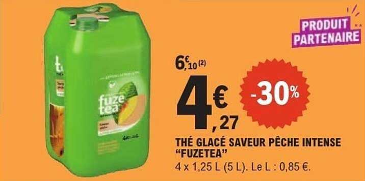 THÉ GLACÉ SAVEUR PÊCHE INTENSE “FUZETEA”