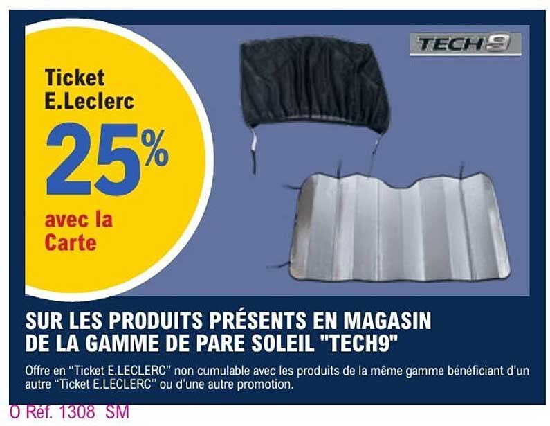 Ticket E.Leclerc 25% avec la Carte