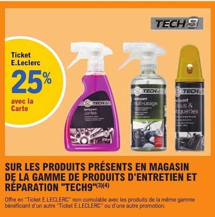 Ticket E.Leclerc 25% avec la Carte