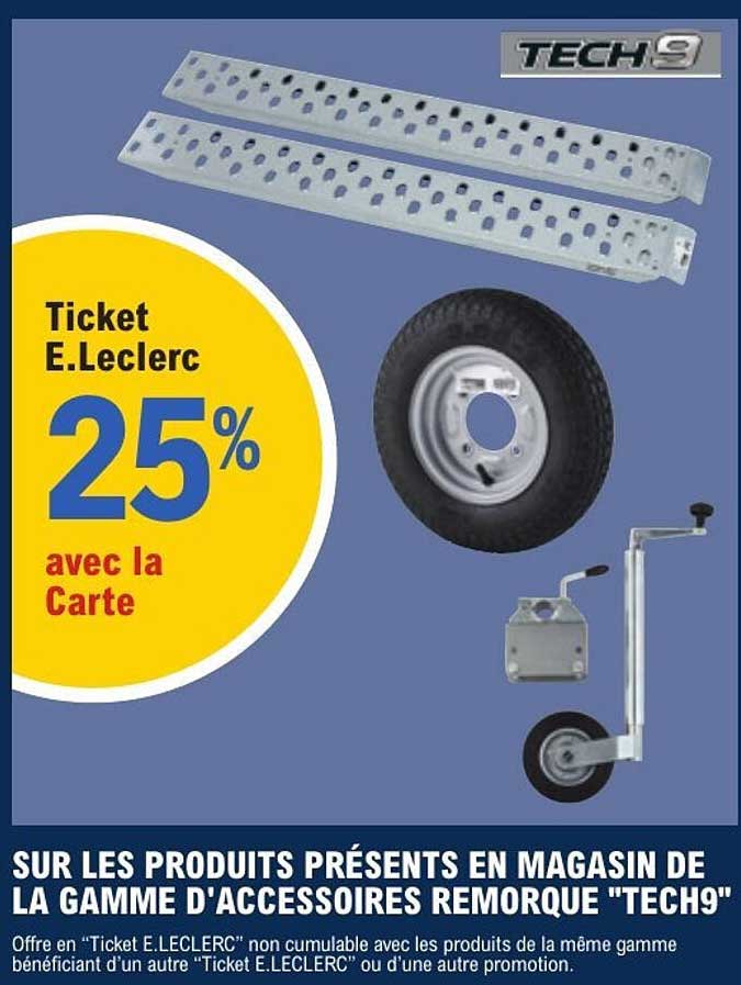 Ticket E.Leclerc 25% avec la Carte