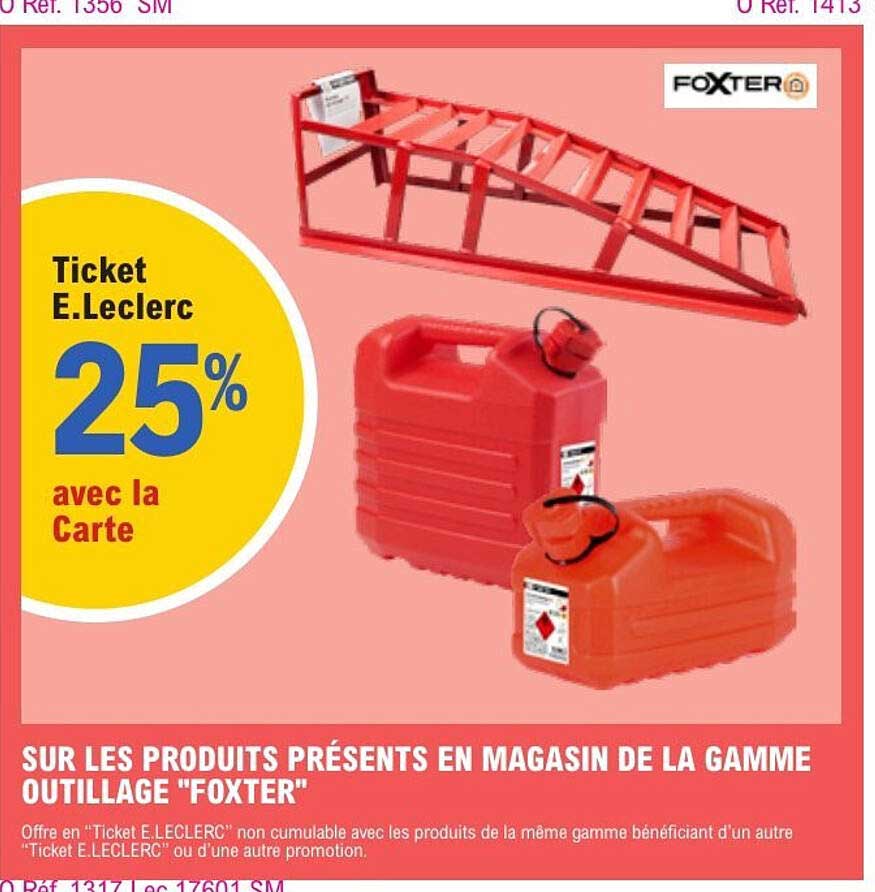 Ticket E.Leclerc 25% avec la Carte