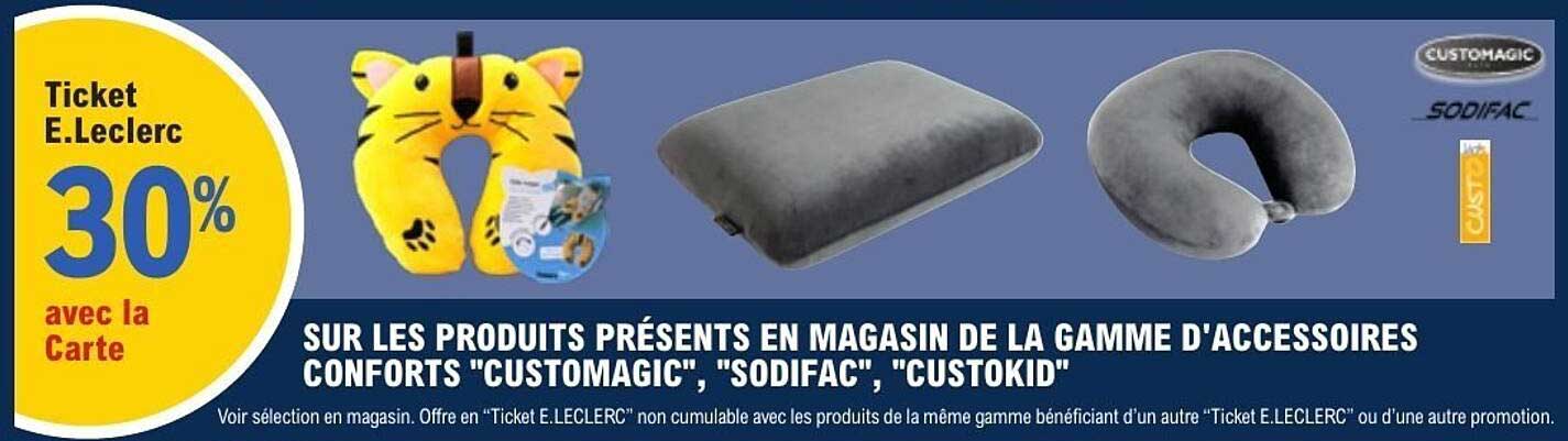 Ticket E.Leclerc 30% avec la Carte