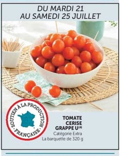 TOMATE CERISE GRAPPE U®