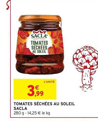 TOMATES SÉCHÉES AU SOLEIL SACLA