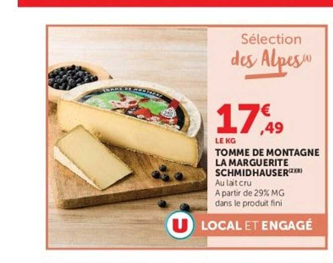 TOMME DE MONTAGNE LA MARGUERITE SCHMIDHAUSER(2X)