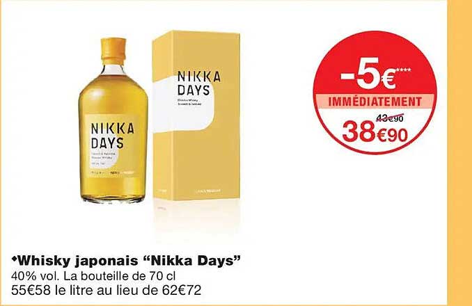 Whisky japonais “Nikka Days”
