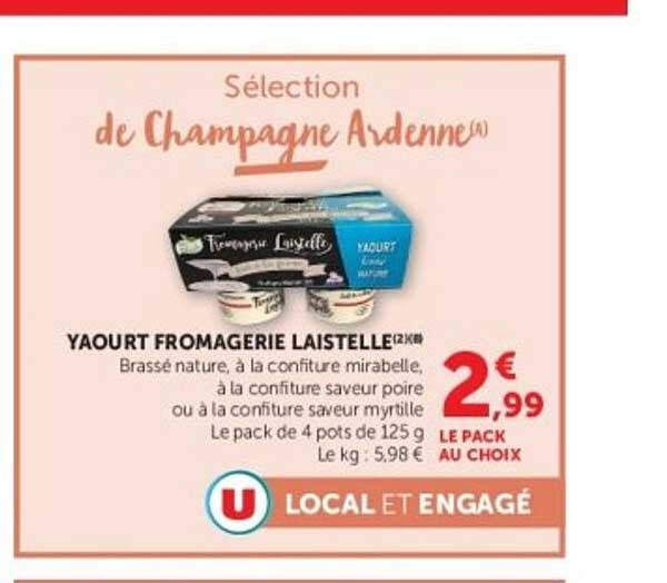 YAOURT FROMAGERIE LAISTELLE (2X4)