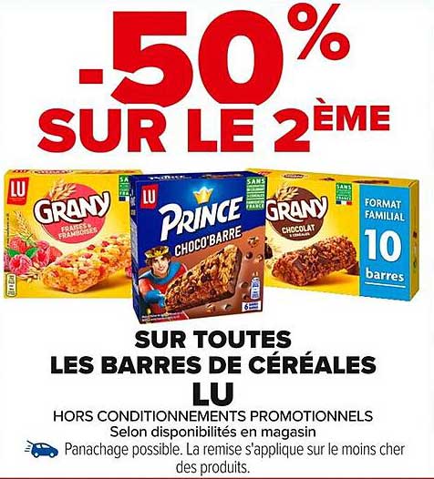 -50% SUR LE 2ÈME