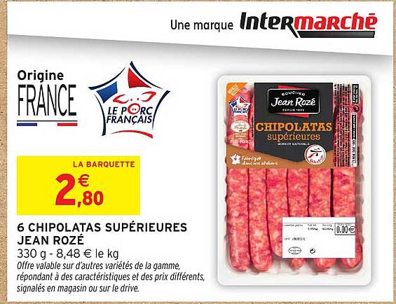 6 CHIPOLATAS SUPÉRIEURES JEAN ROZÉ