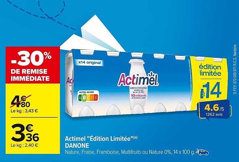 Actimel "Édition Limitée"