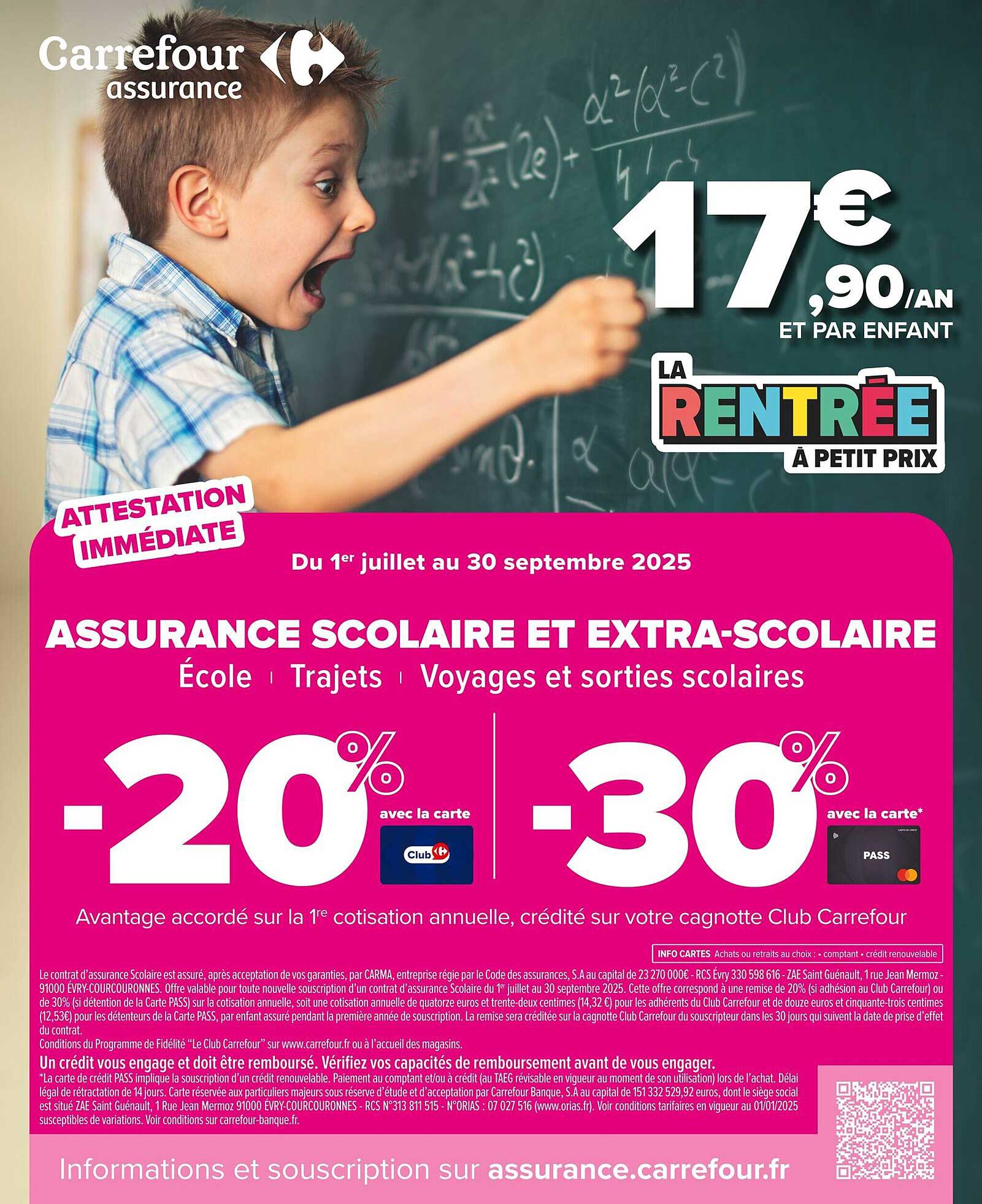 ASSURANCE SCOLAIRE ET EXTRA-SCOLAIRE