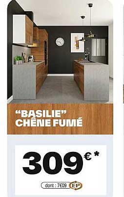 "BASILIE" CHÊNE FUMÉ