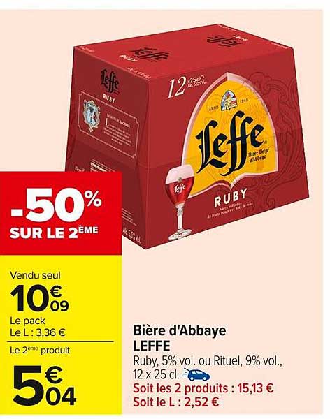Bière d'Abbaye LEFFE