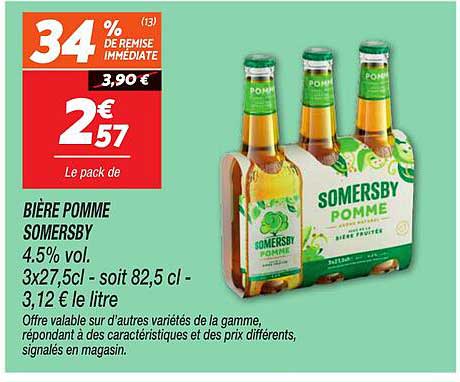 BIÈRE POMME SOMERSBY