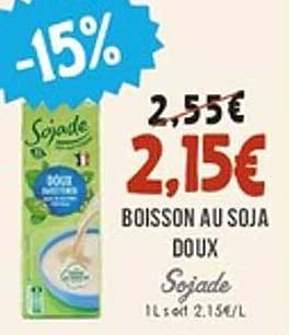 BOISSON AU SOJA DOUX