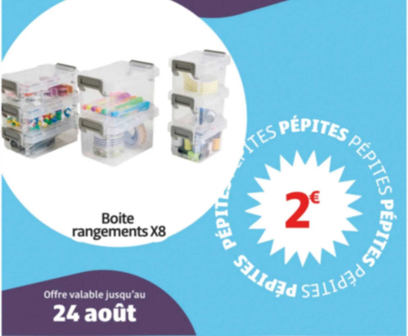 Boite rangements X8