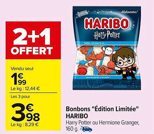 Bonbons "Édition Limitée" HARIBO