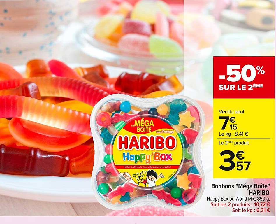 Bonbons "Mégaboîte" HARIBO