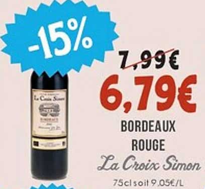 Bordeaux Rouge La Croix Simon