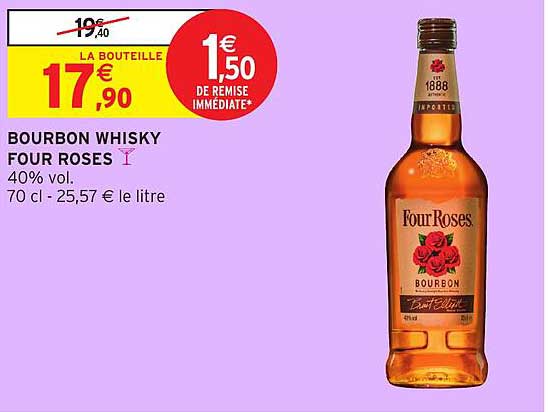 BOURBON WHISKY FOUR ROSES