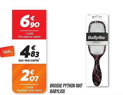 BROSSE PYTHON MAT BABYLISS