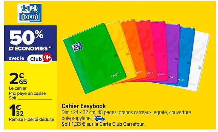 Cahier Easybook