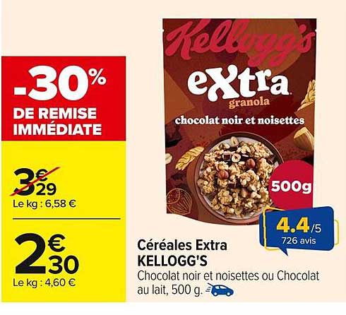 Céréales Extra KELLOGG'S