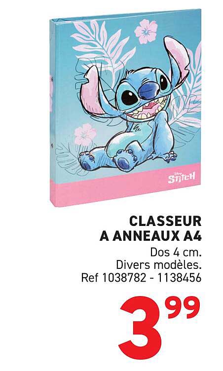 CLASSEUR A ANNEAUX A4