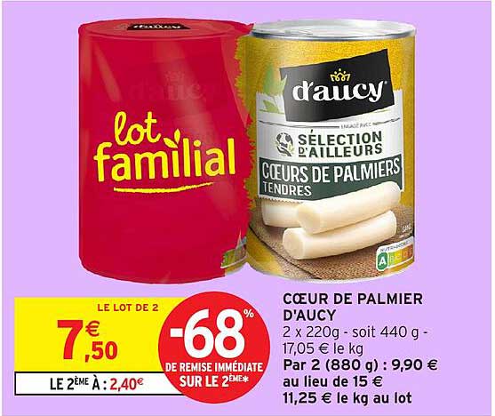 COEUR DE PALMIER D'AUCY
