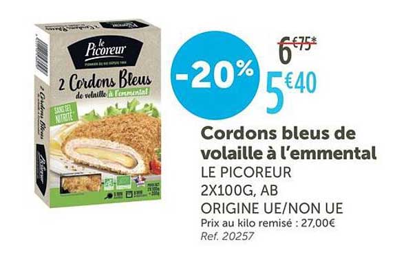 Cordons bleus de volaille à l’emmental