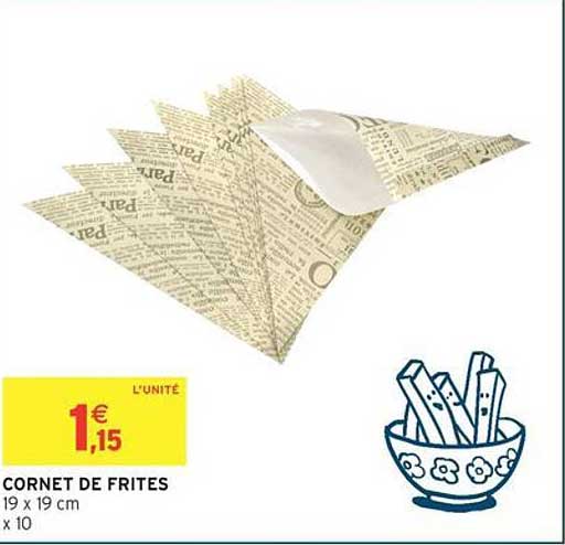 CORNET DE FRITES