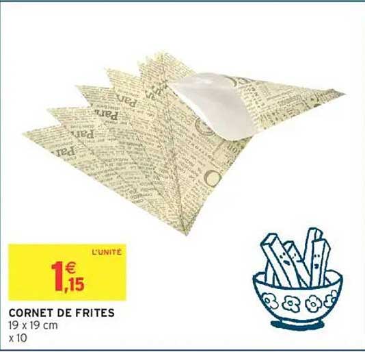 CORNET DE FRITES