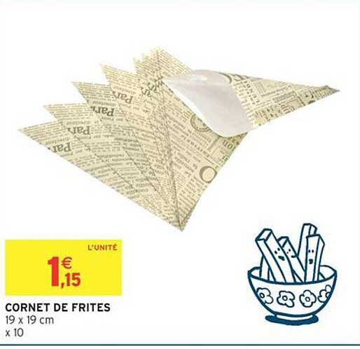 CORNET DE FRITES