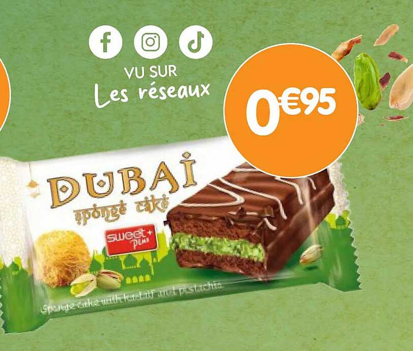 DUBAÏ sponge cake