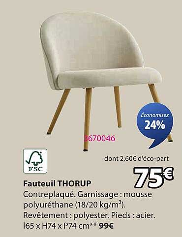 Fauteuil THORUP