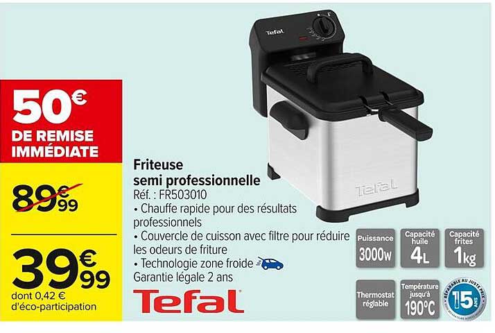 Friteuse semi professionnelle