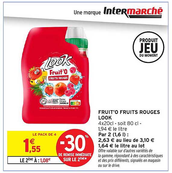 FRUIT'O FRUITS ROUGES LOOK