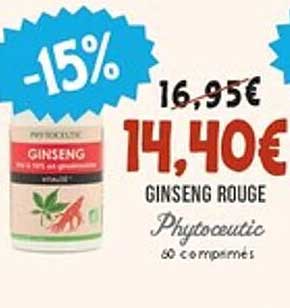 GINSENG ROUGE Phytocutic 60 comprimés
