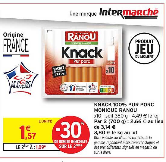 KNACK 100% PUR PORC MONIQUE RANOU